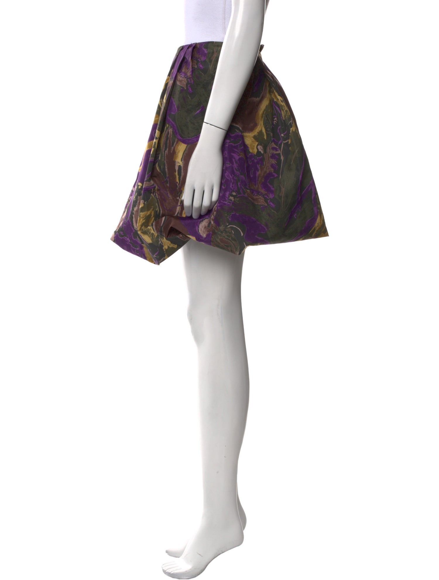 Marni Floral Print Mini Skirt