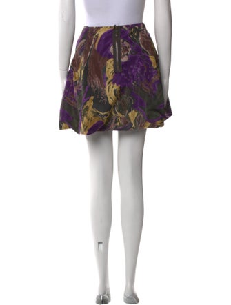 Marni Floral Print Mini Skirt