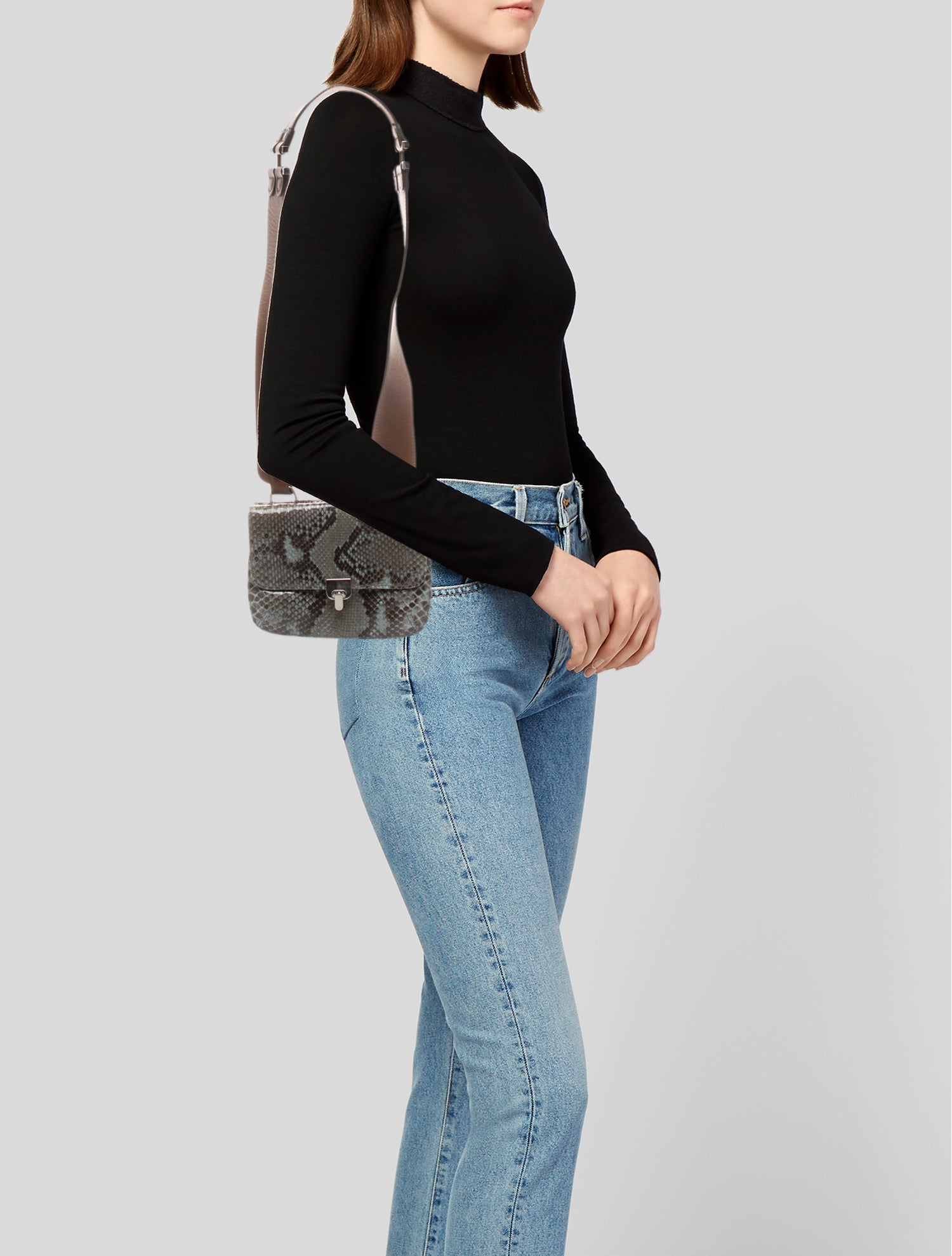 Marni Snakeskin Shoulder Bag