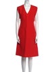 Marni V-Neck Midi Length Dress