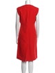 Marni V-Neck Midi Length Dress