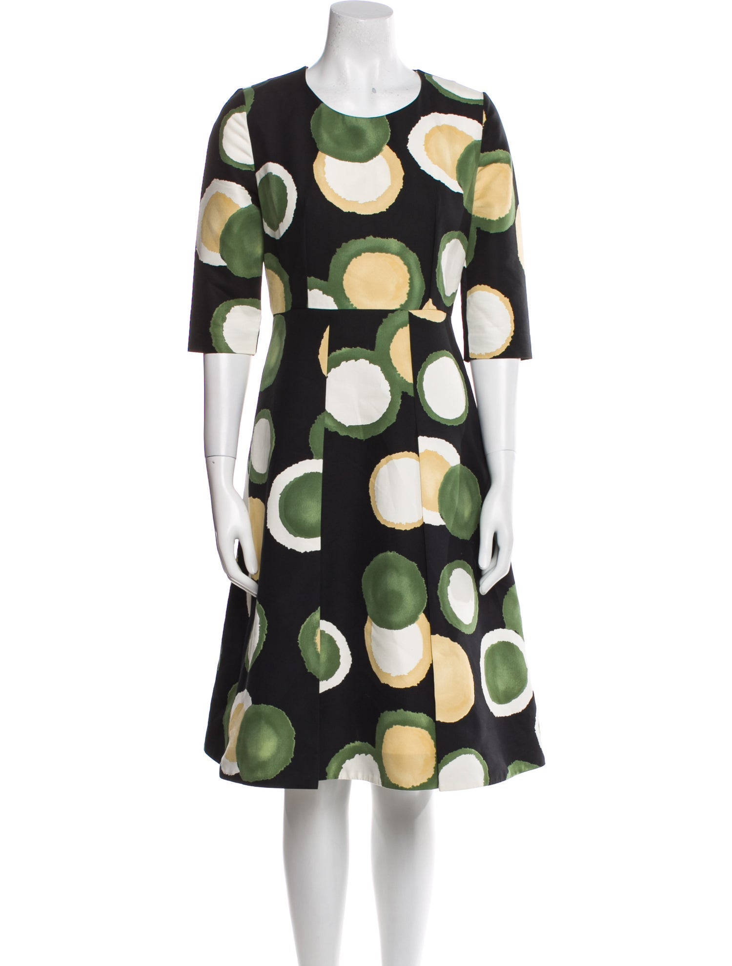 Marni Polka Dot Print Knee-Length Dress