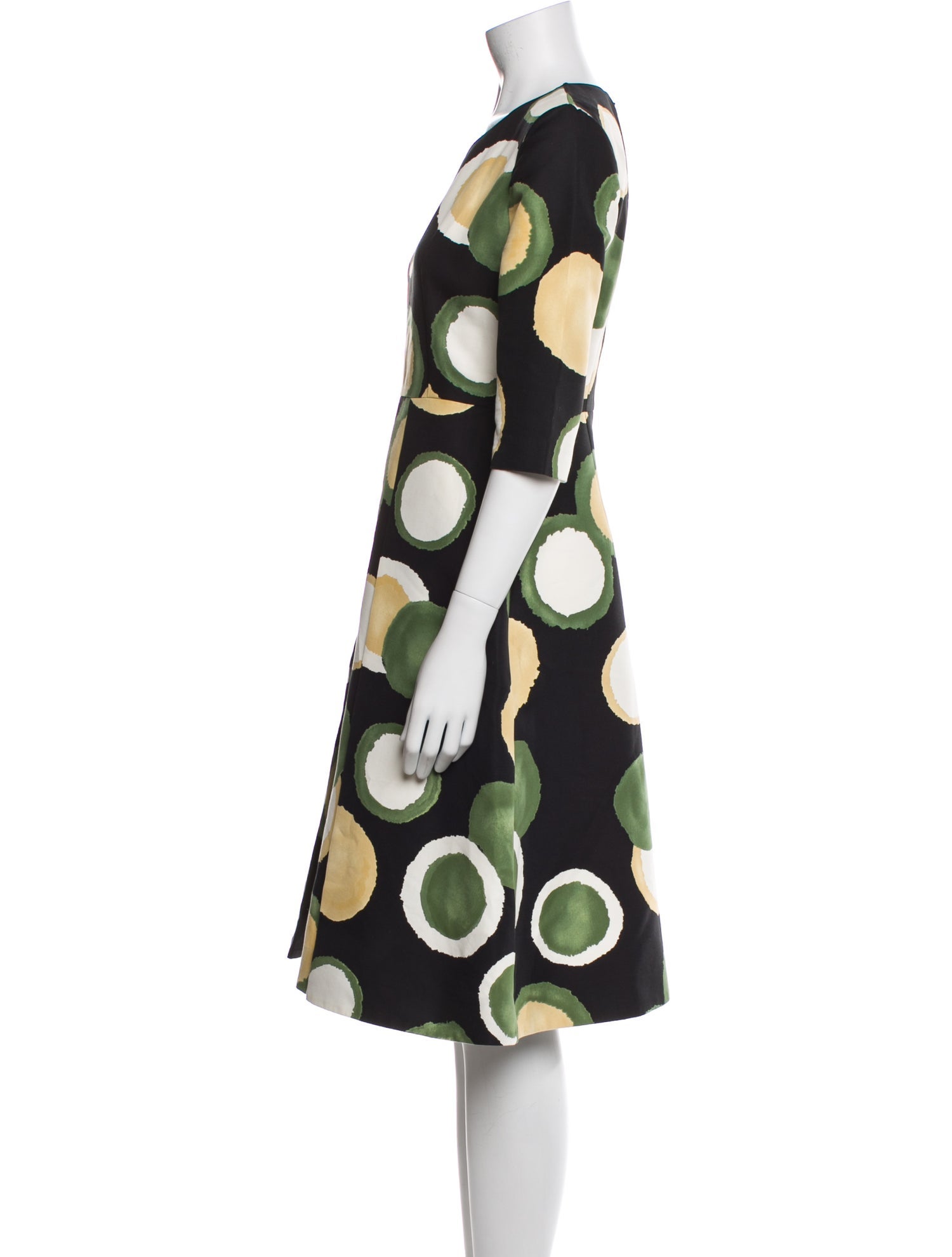 Marni Polka Dot Print Knee-Length Dress