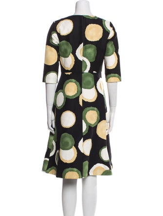 Marni Polka Dot Print Knee-Length Dress
