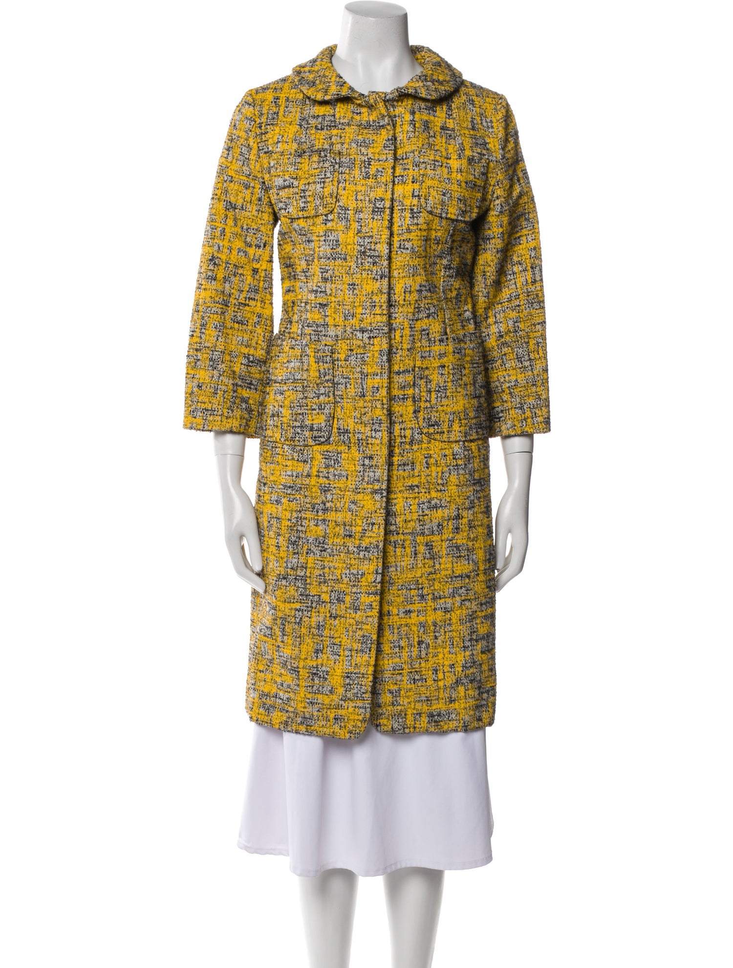 Marni Tweed Pattern Coat
