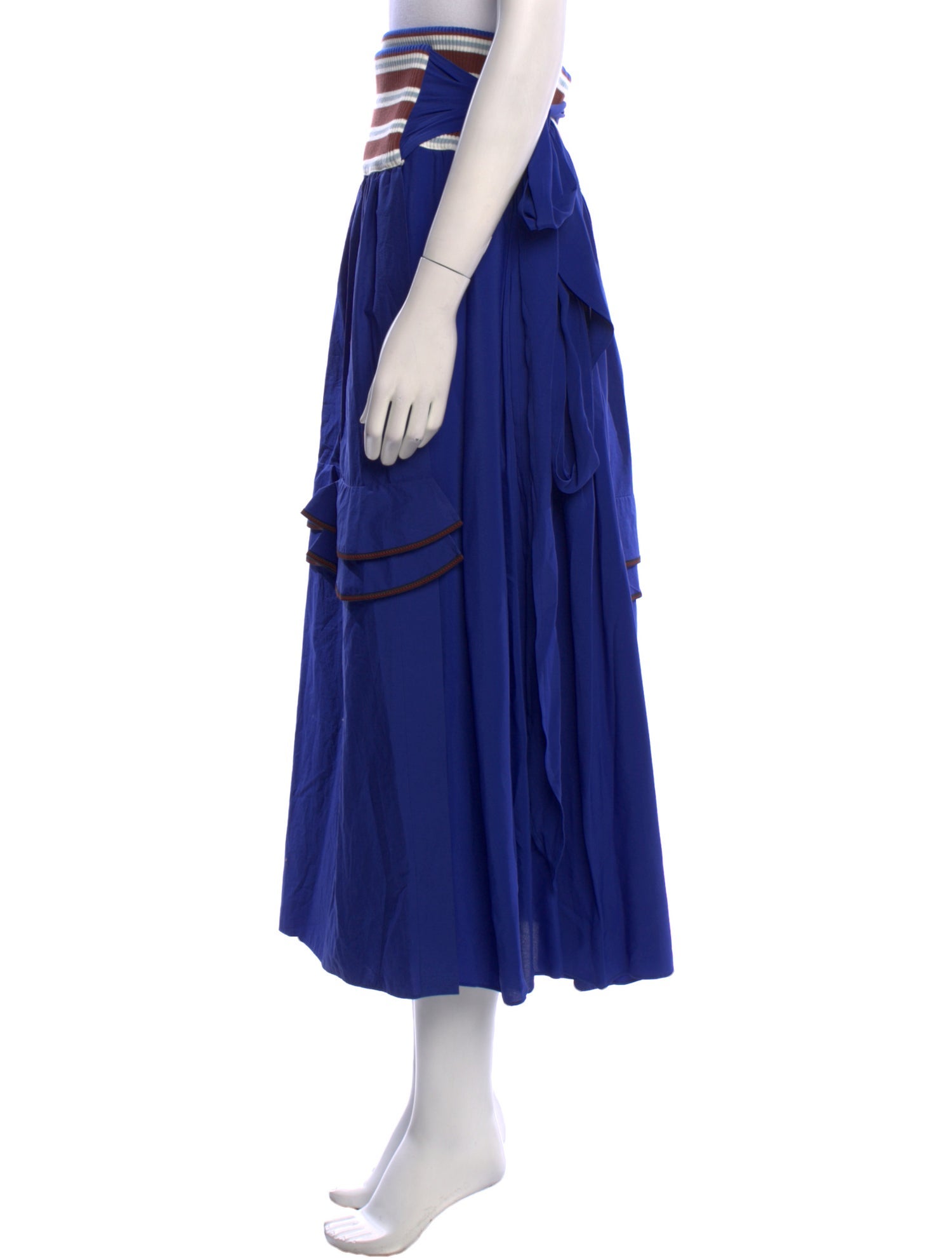 Marni Ruffle Embellishment Midi Length Skirt w/ Tags