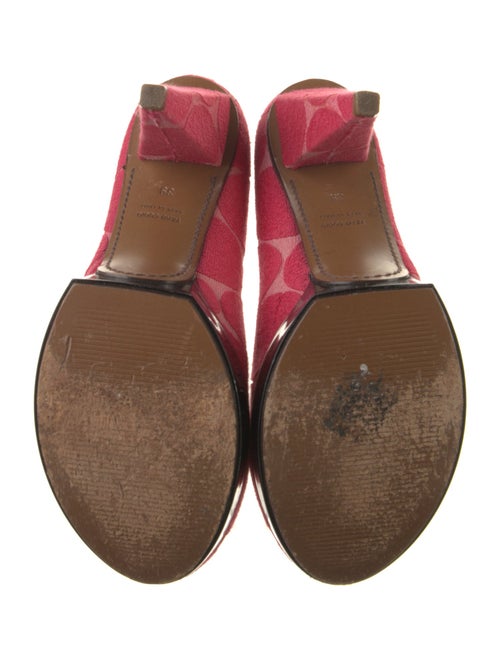 Marni Canvas Polka Dot Print Pumps