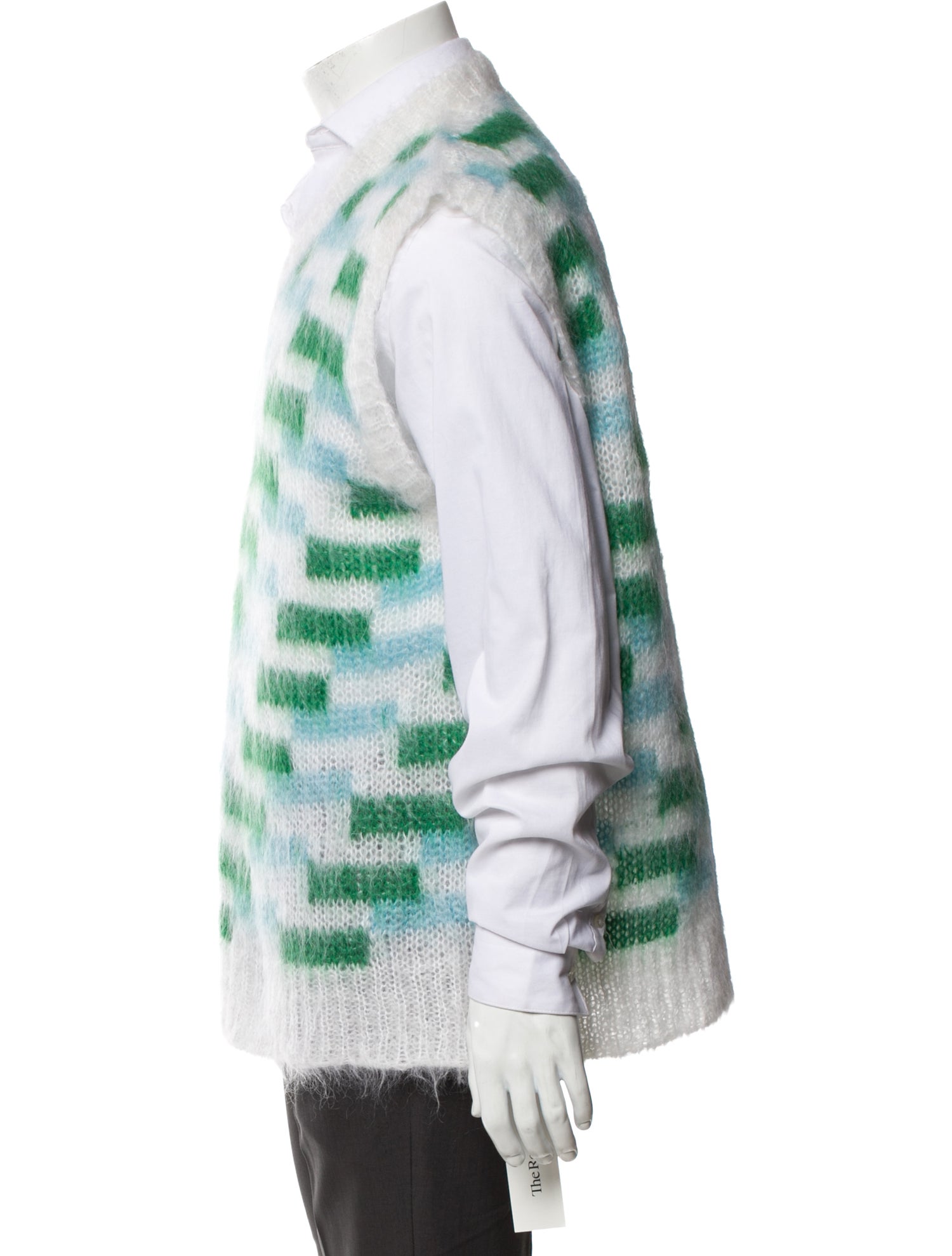 Marni Mohair Patterned Sweater Vest