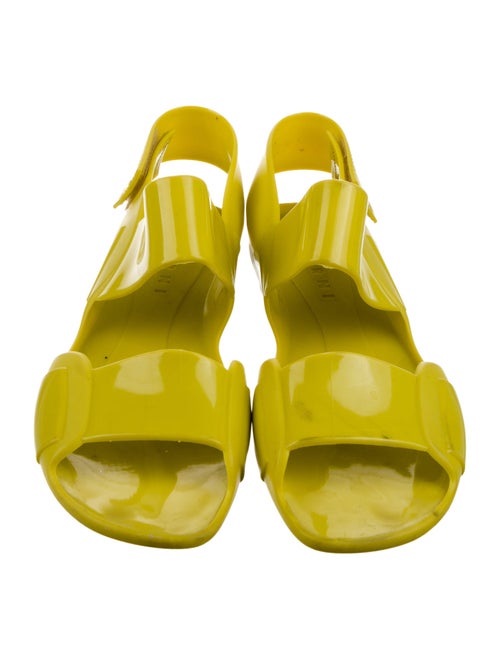 Marni Rubber Slingback Sandals