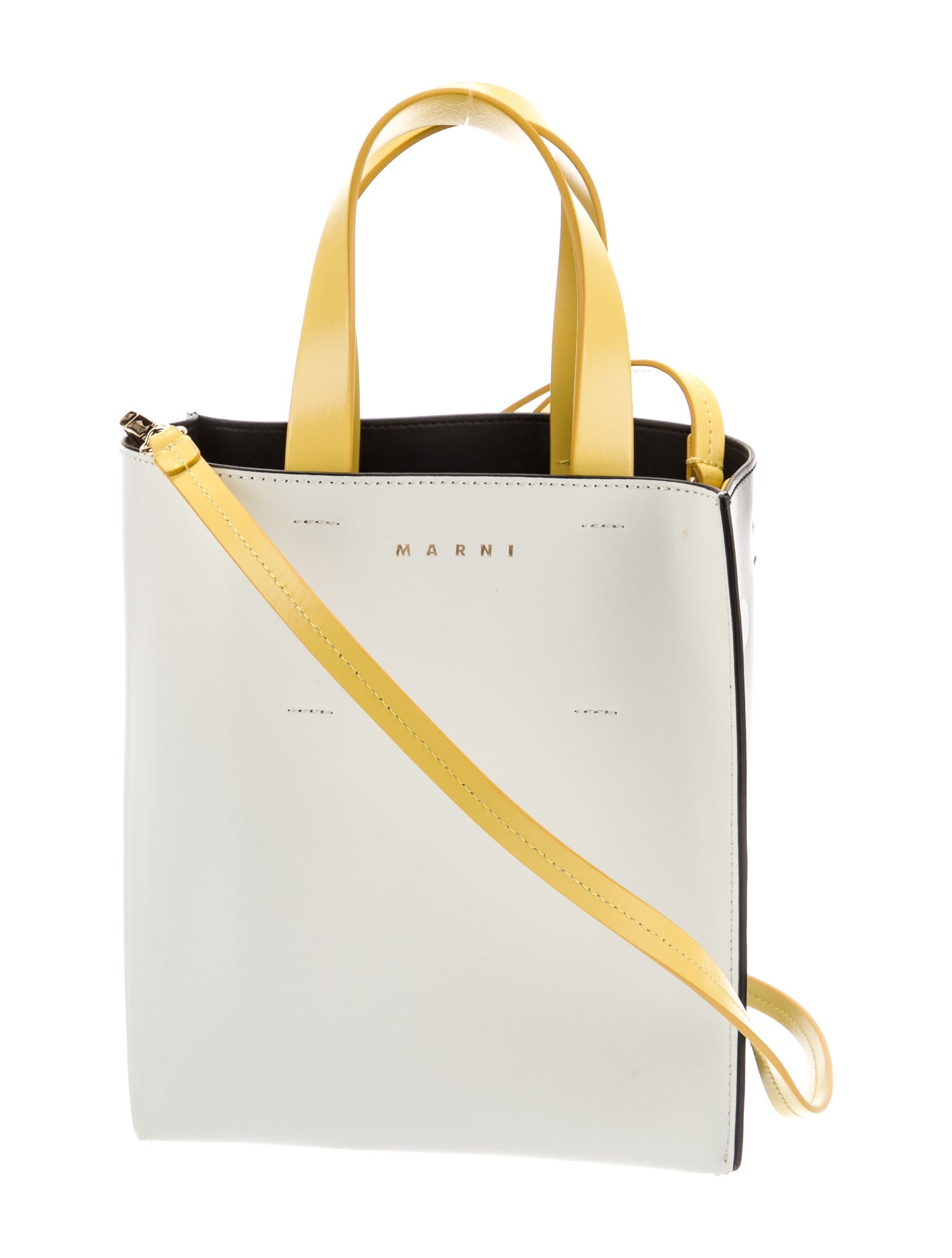 Marni Leather Top Handle Bag