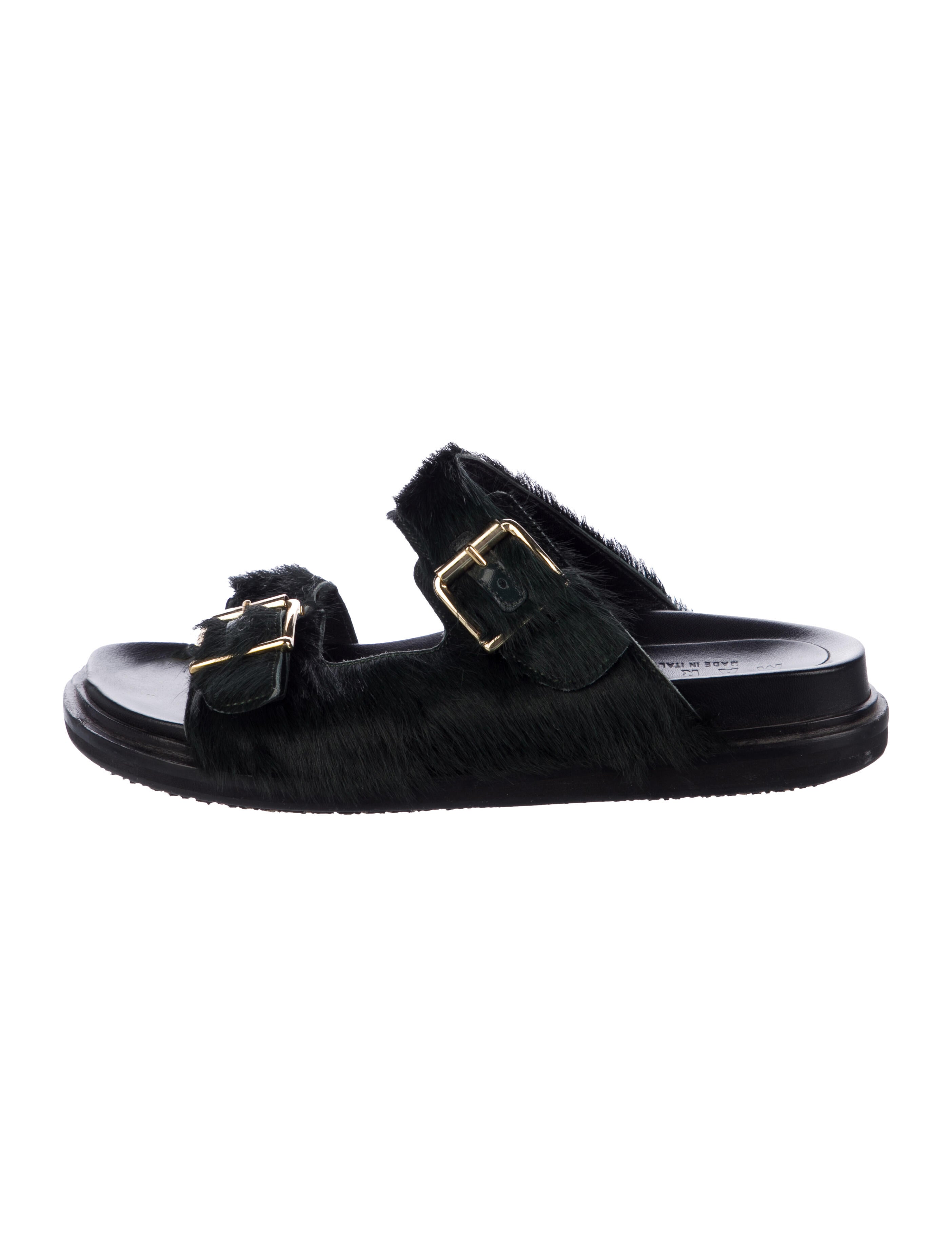 Marni Fur Slides
