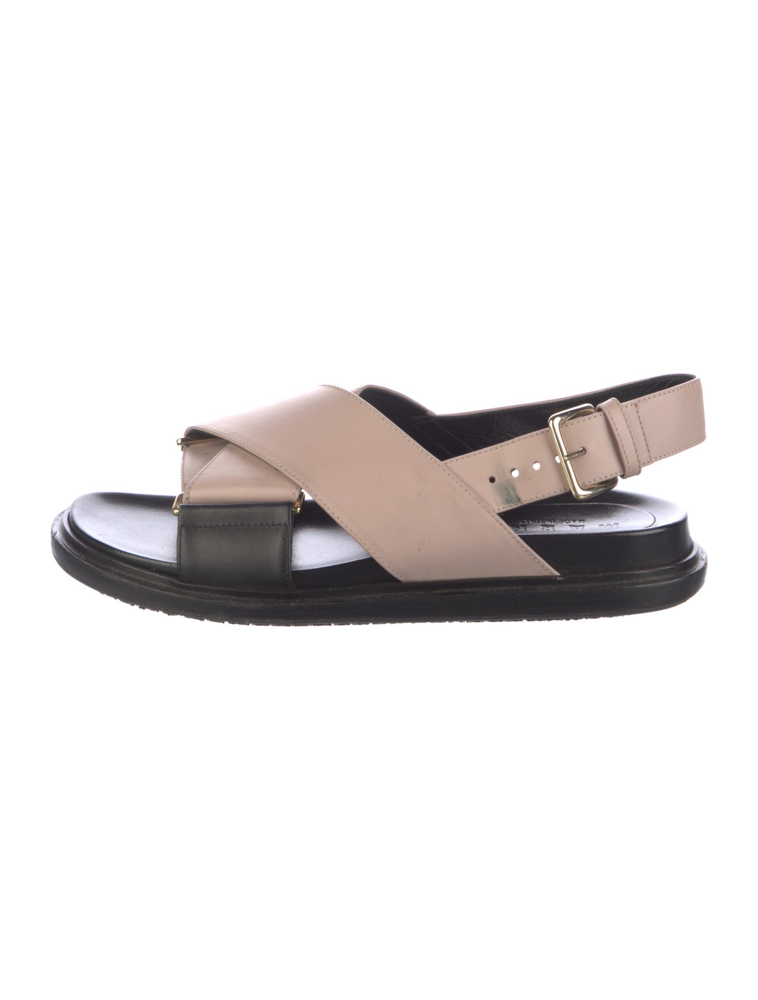 Marni Leather Slingback Sandals