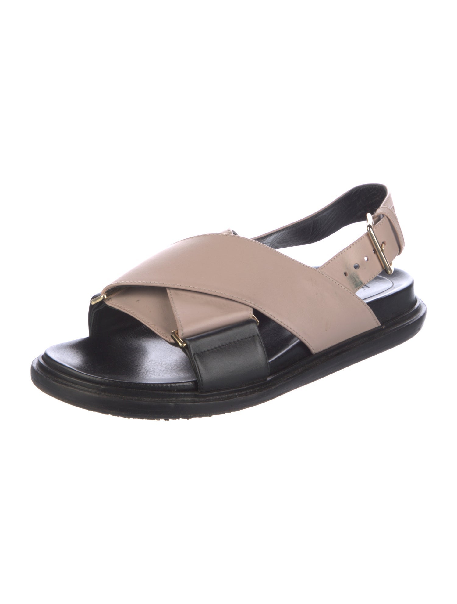 Marni Leather Slingback Sandals