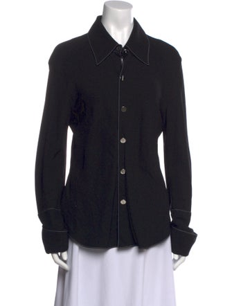Marni Long Sleeve Button-Up Top
