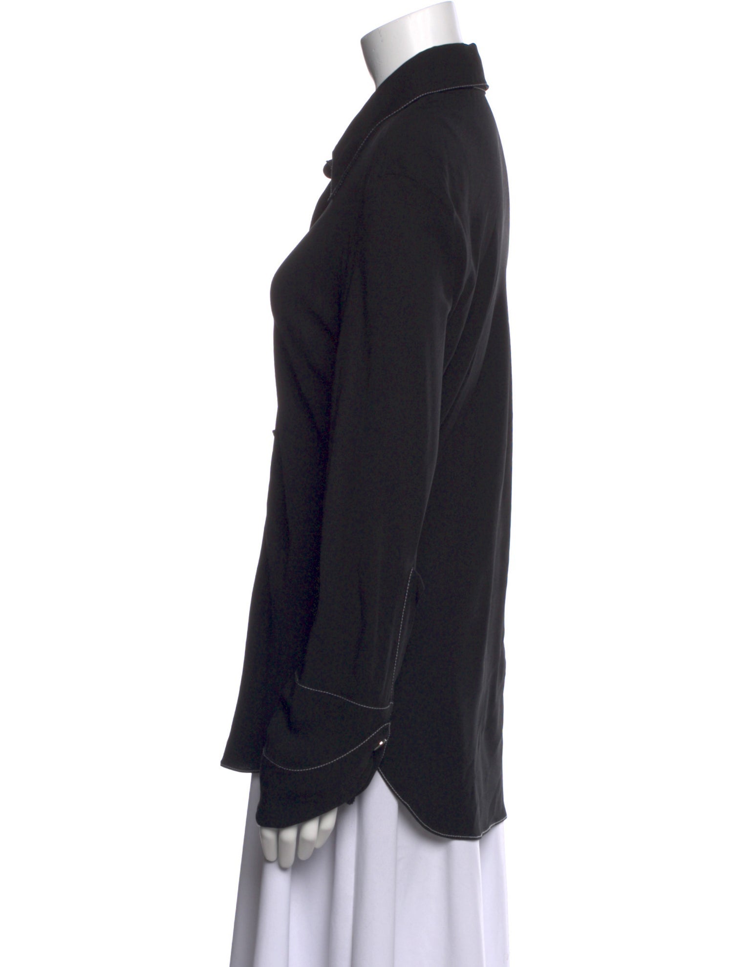 Marni Long Sleeve Button-Up Top