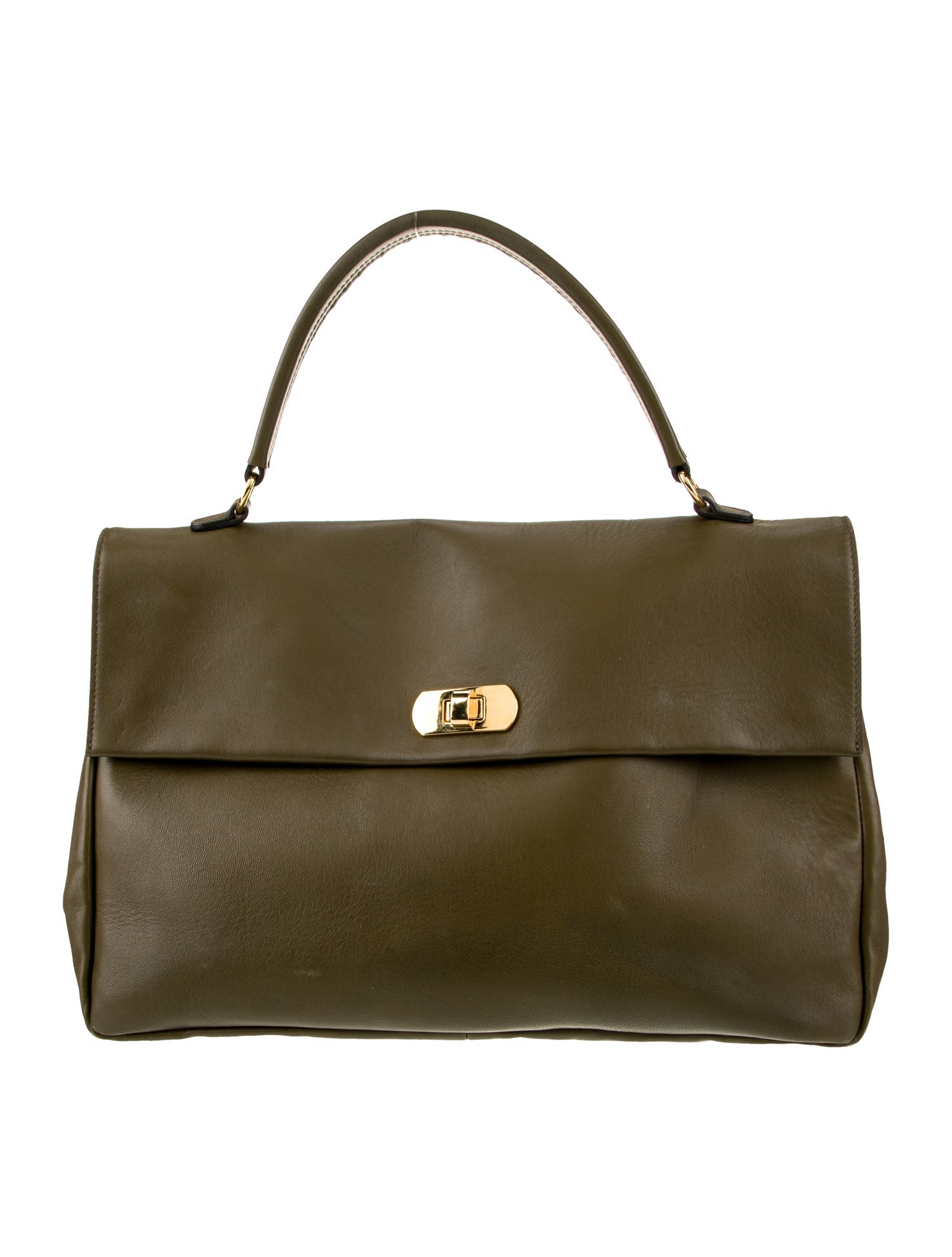 Marni Leather Top Handle Bag