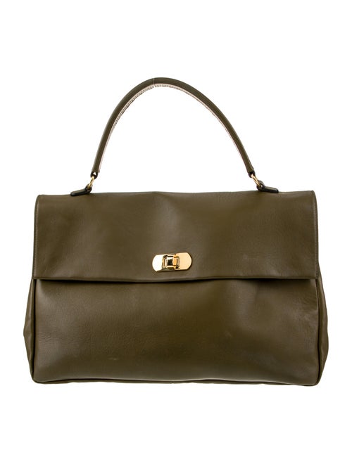 Marni Leather Top Handle Bag