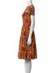 Marni Printed Midi Length Dress