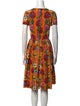 Marni Printed Midi Length Dress