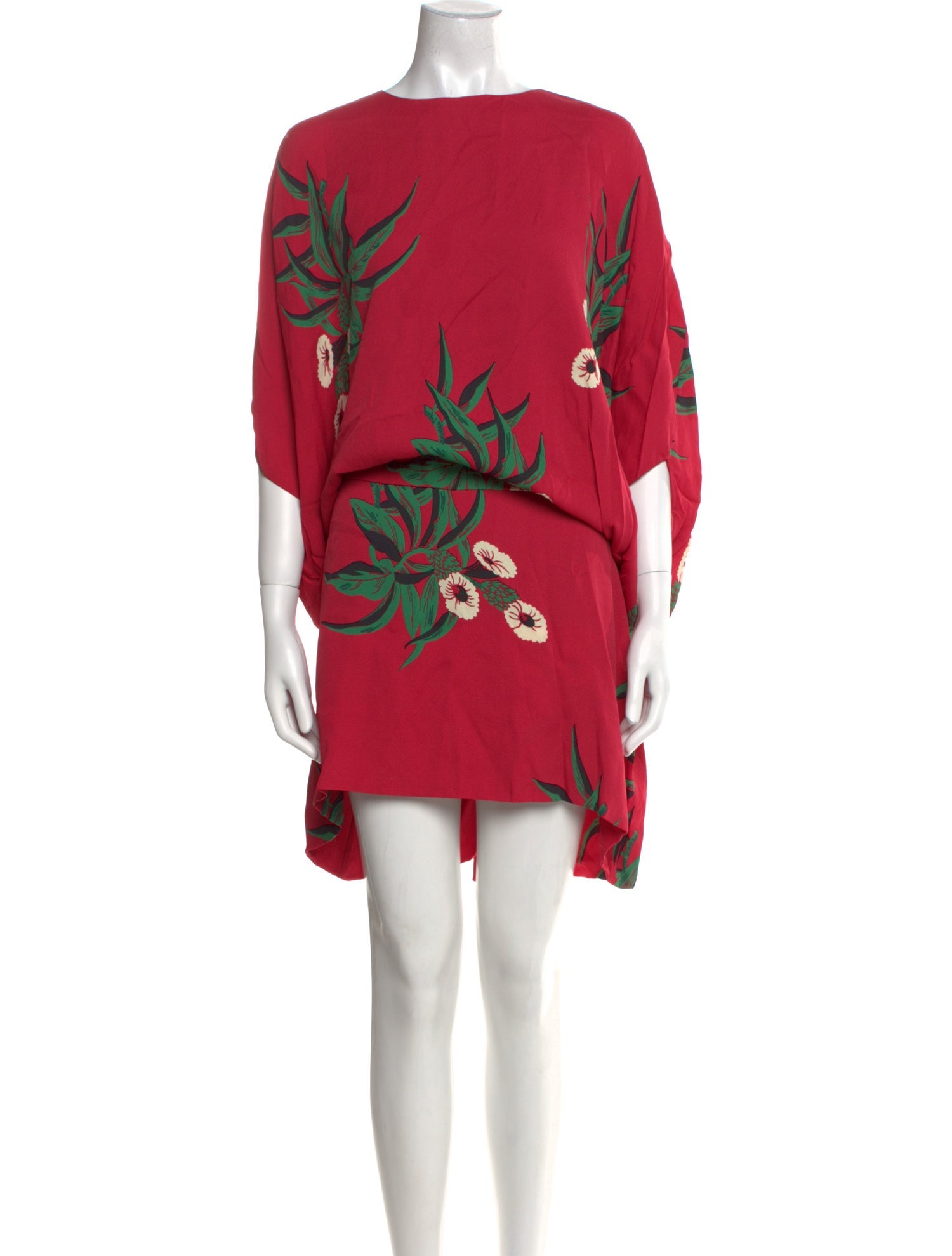 Marni Floral Print Mini Dress