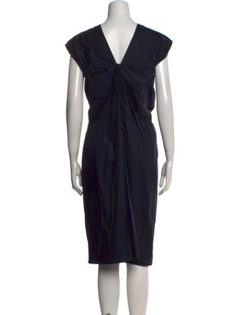 Marni V-Neck Knee-Length Dress