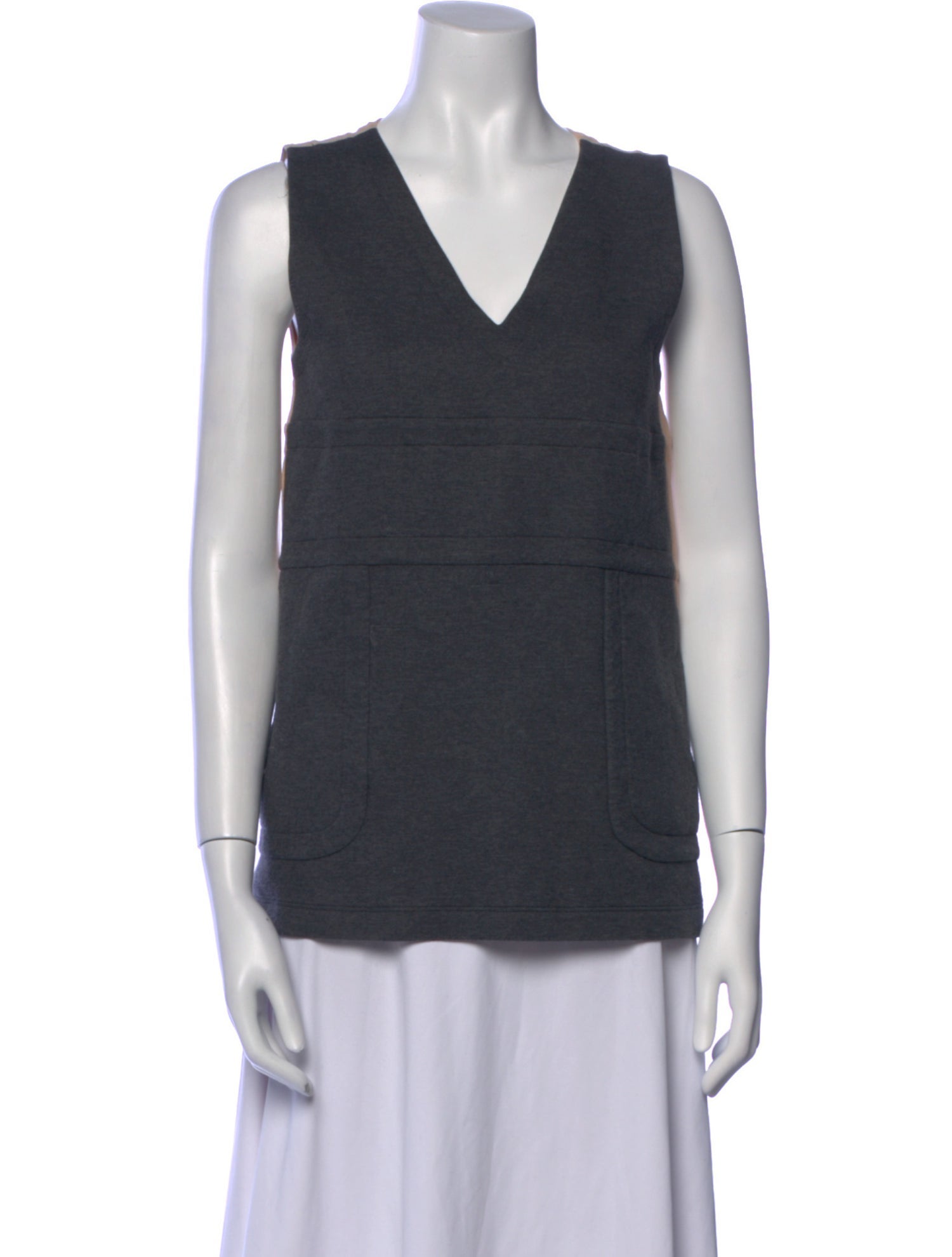 Marni V-Neck Sleeveless Top