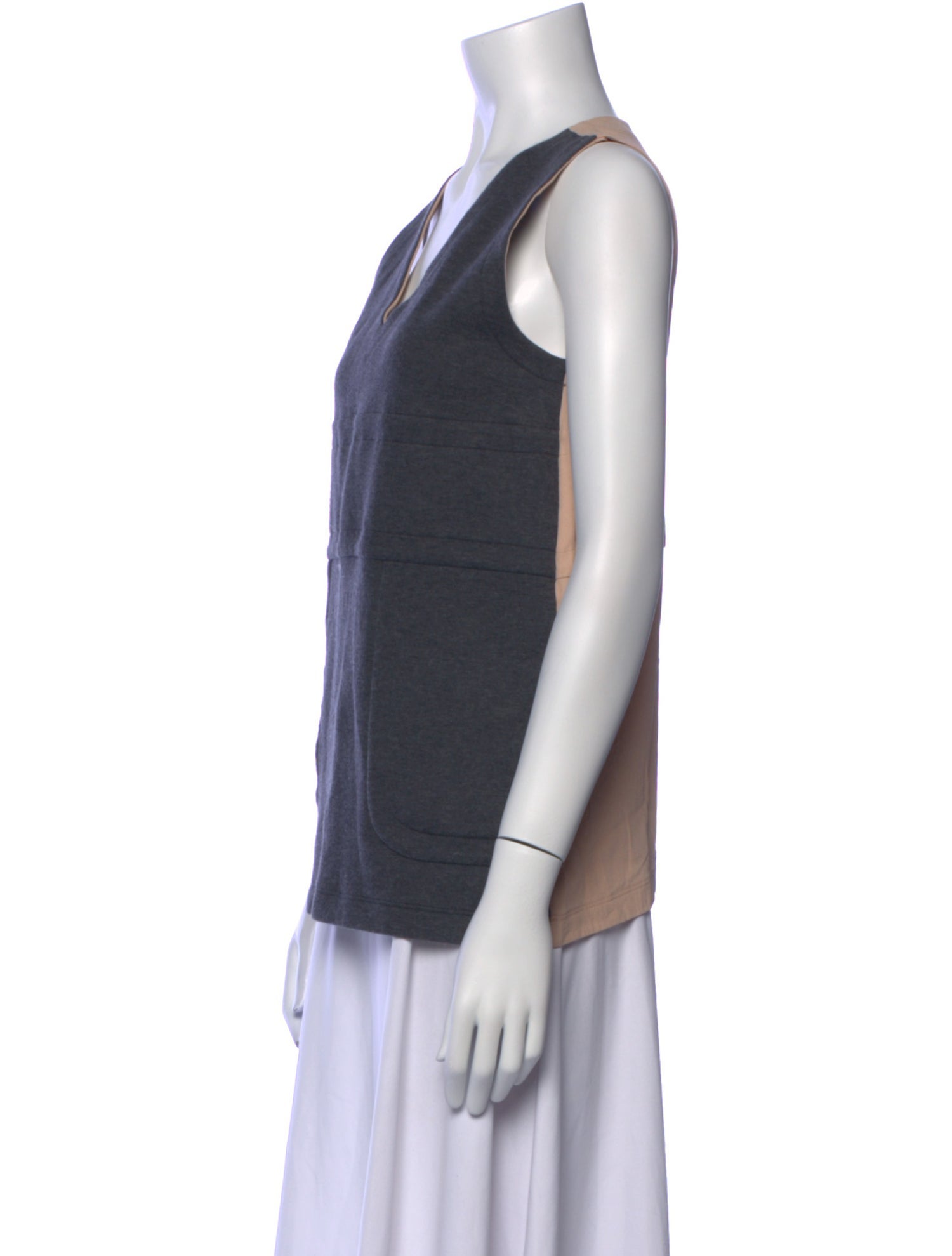 Marni V-Neck Sleeveless Top