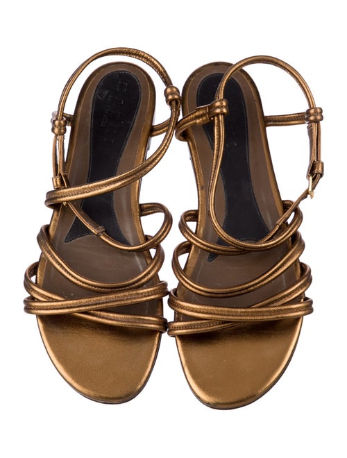 Marni Leather Slingback Sandals