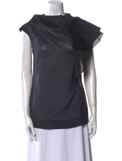 Marni Silk Cowl Neck Top