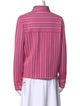 Marni Striped Long Sleeve Button-Up Top