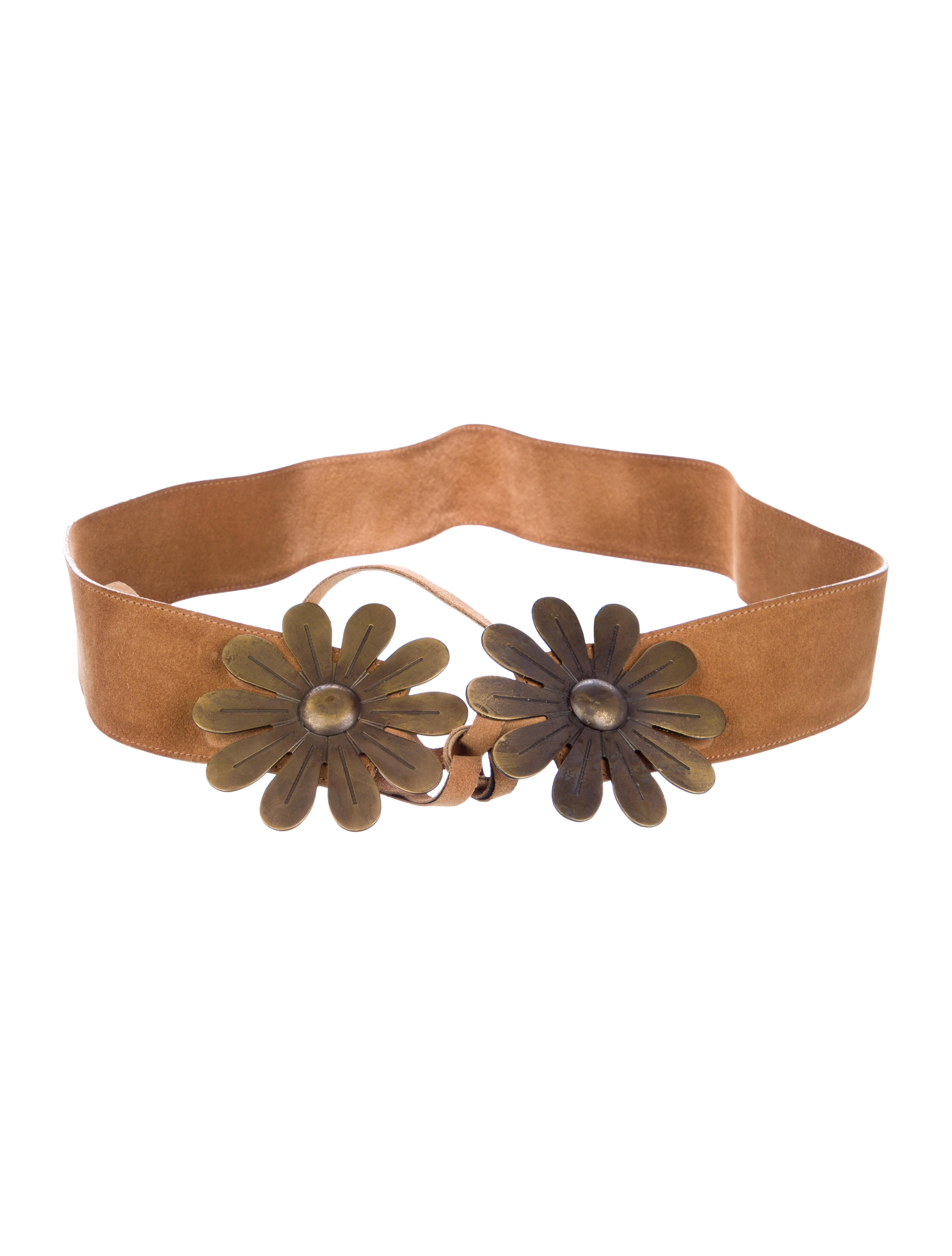 Marni Wide Suede Waist Belt
