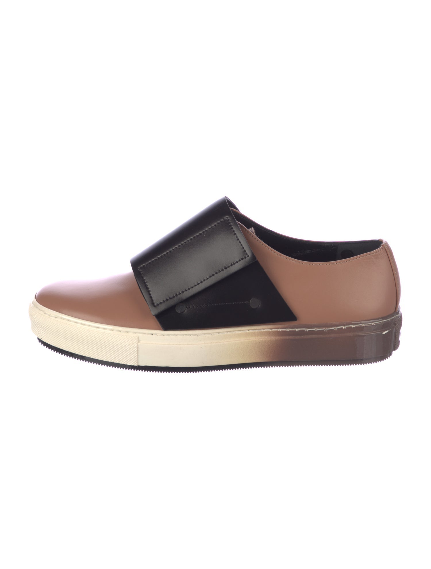 Marni Leather Colorblock Pattern Sneakers