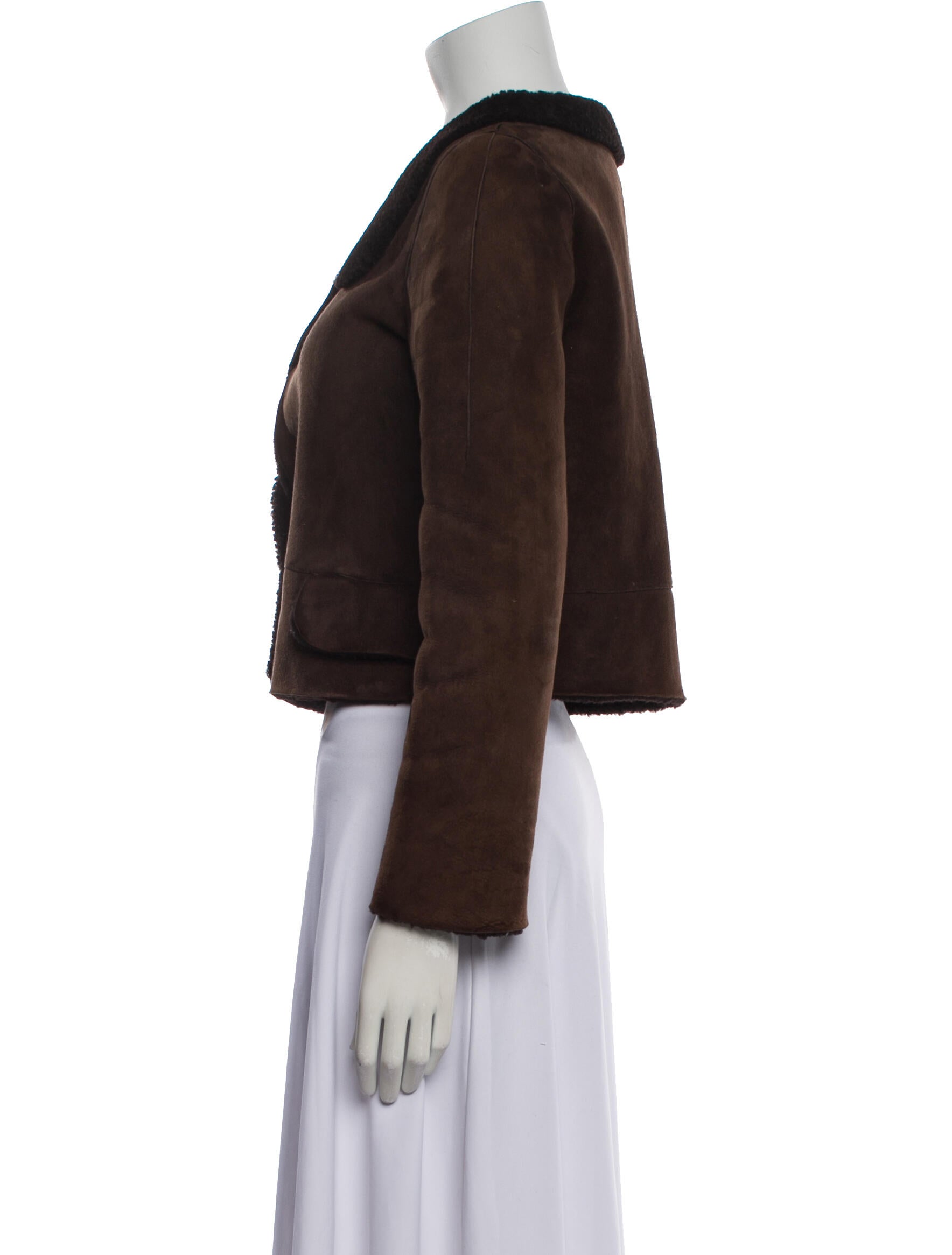 Marni Leather Faux Fur Jacket