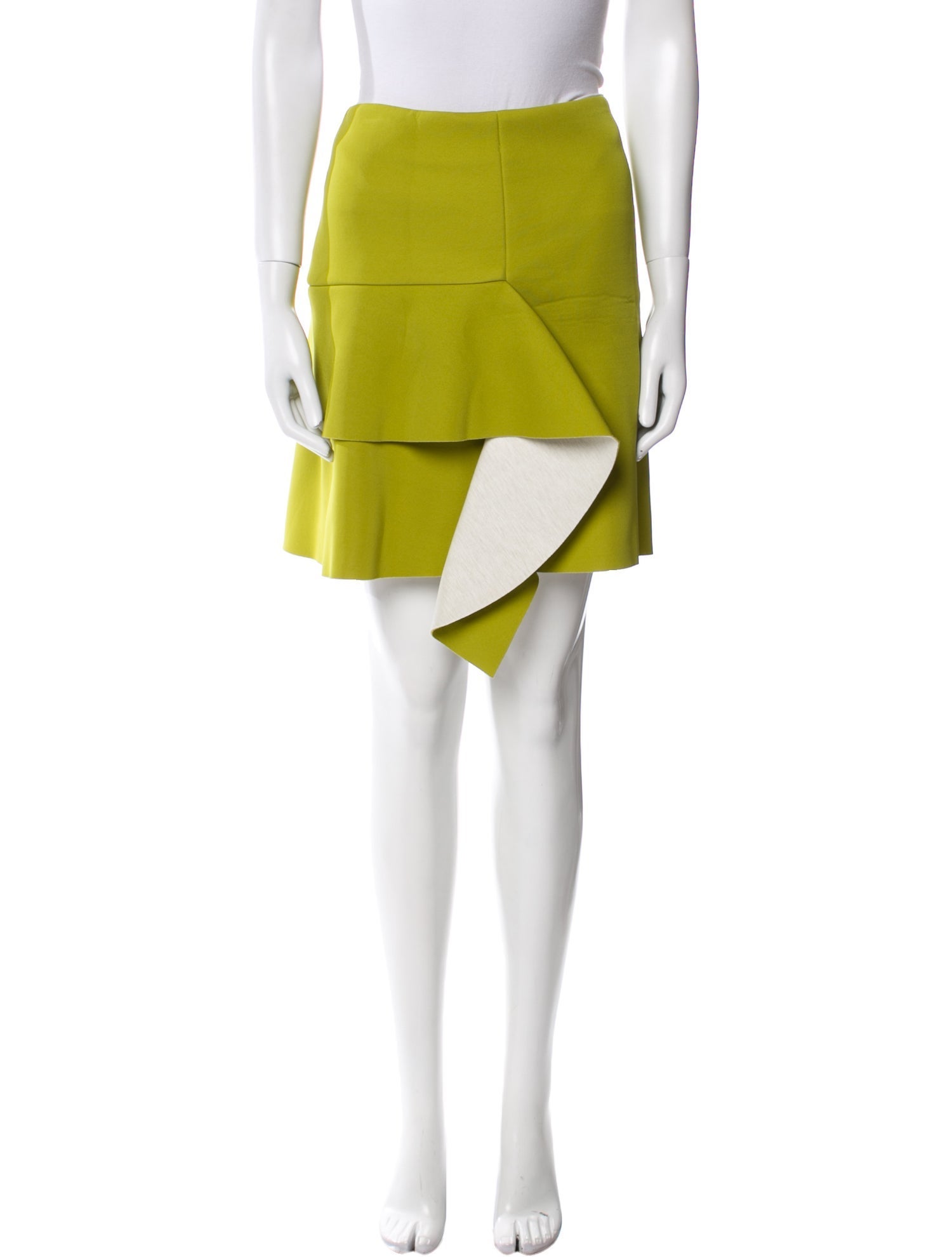 Marni Ruffle Embellishment Mini Skirt