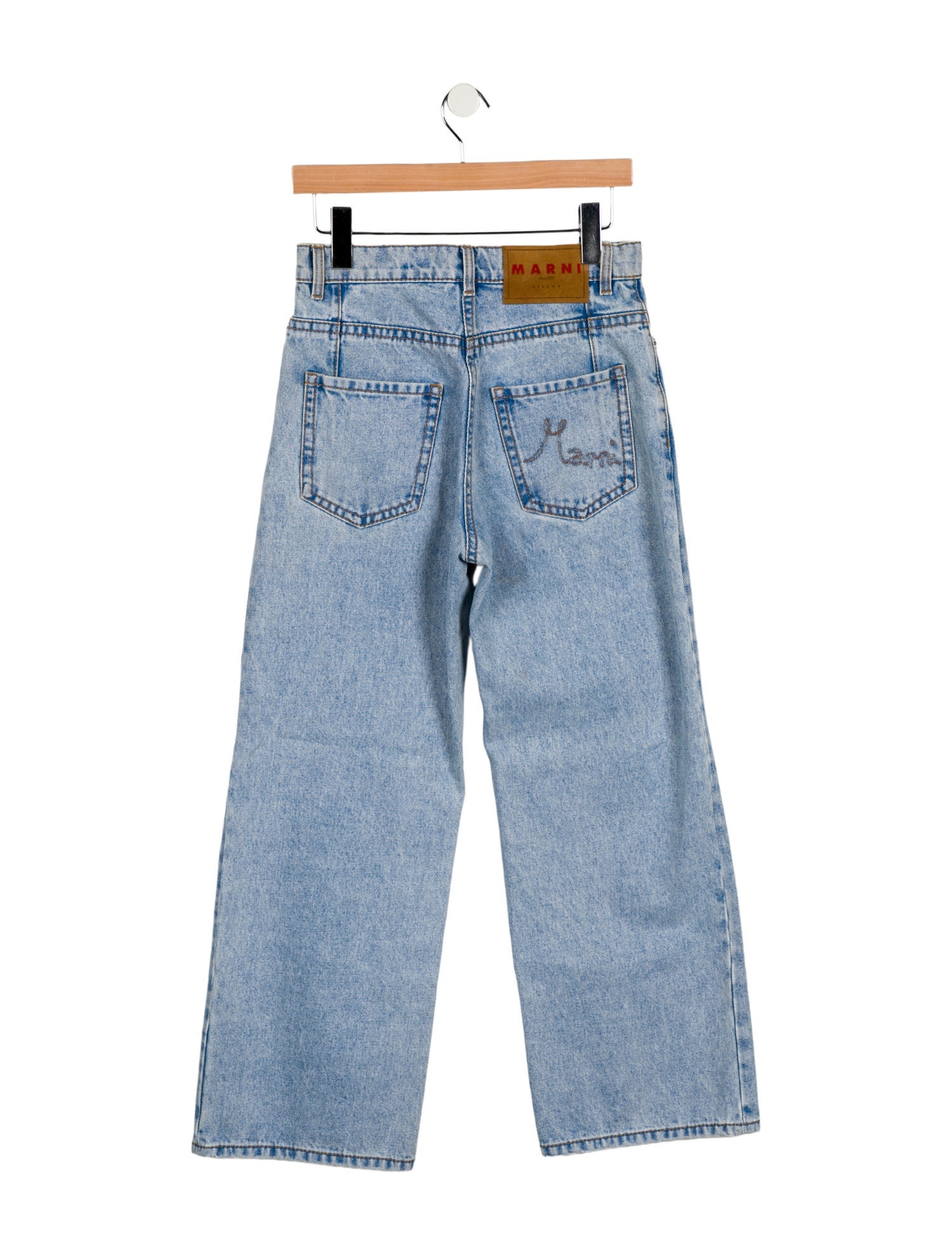 Marni Mid-Rise Wide Leg Jeans