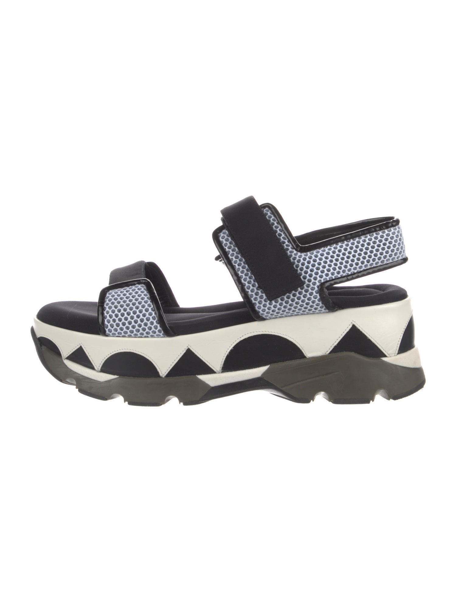 Marni Polka Dot Print Slingback Sandals