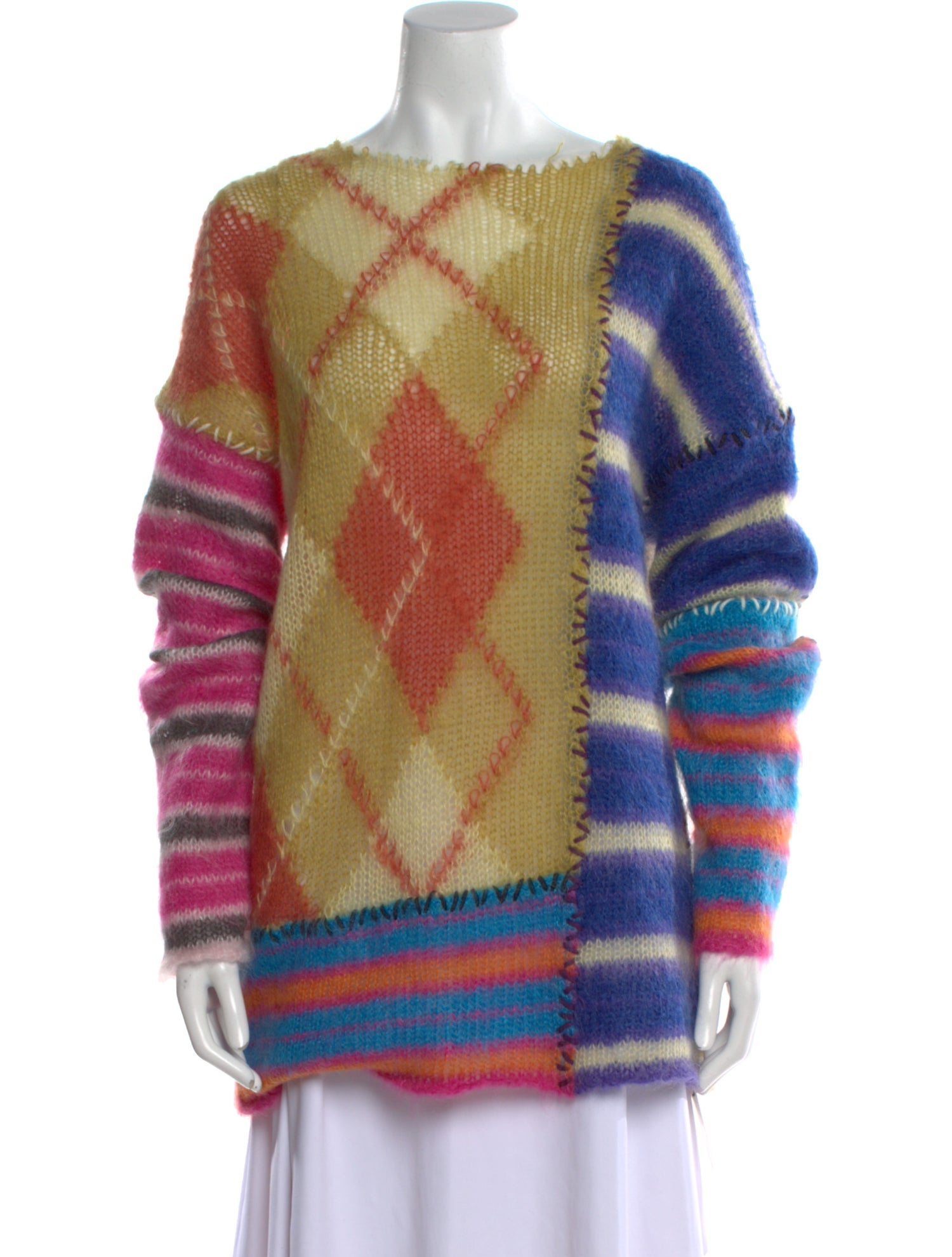 Marni Mohair Striped Sweater