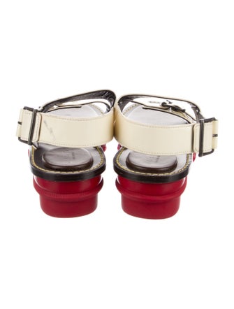 Marni Patent Leather Slingback Sandals