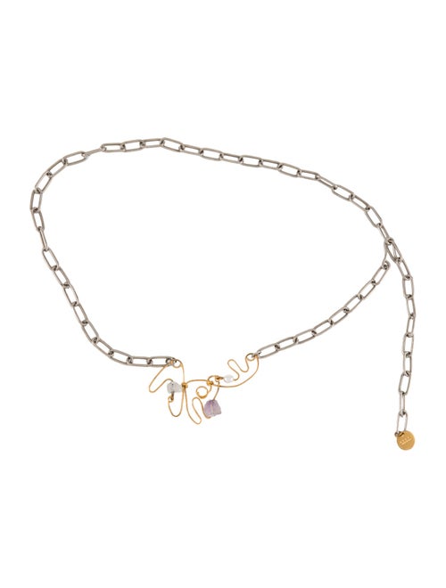 Marni Skinny Chain-Link Belt