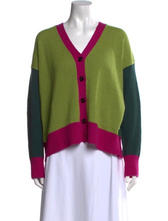 Marni Cashmere Colorblock Pattern Sweater