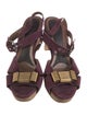 Marni Suede T-Strap Sandals