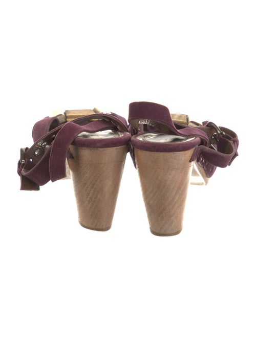 Marni Suede T-Strap Sandals