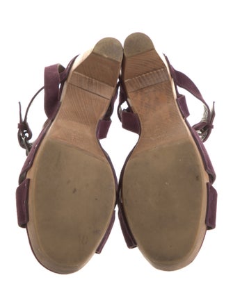 Marni Suede T-Strap Sandals