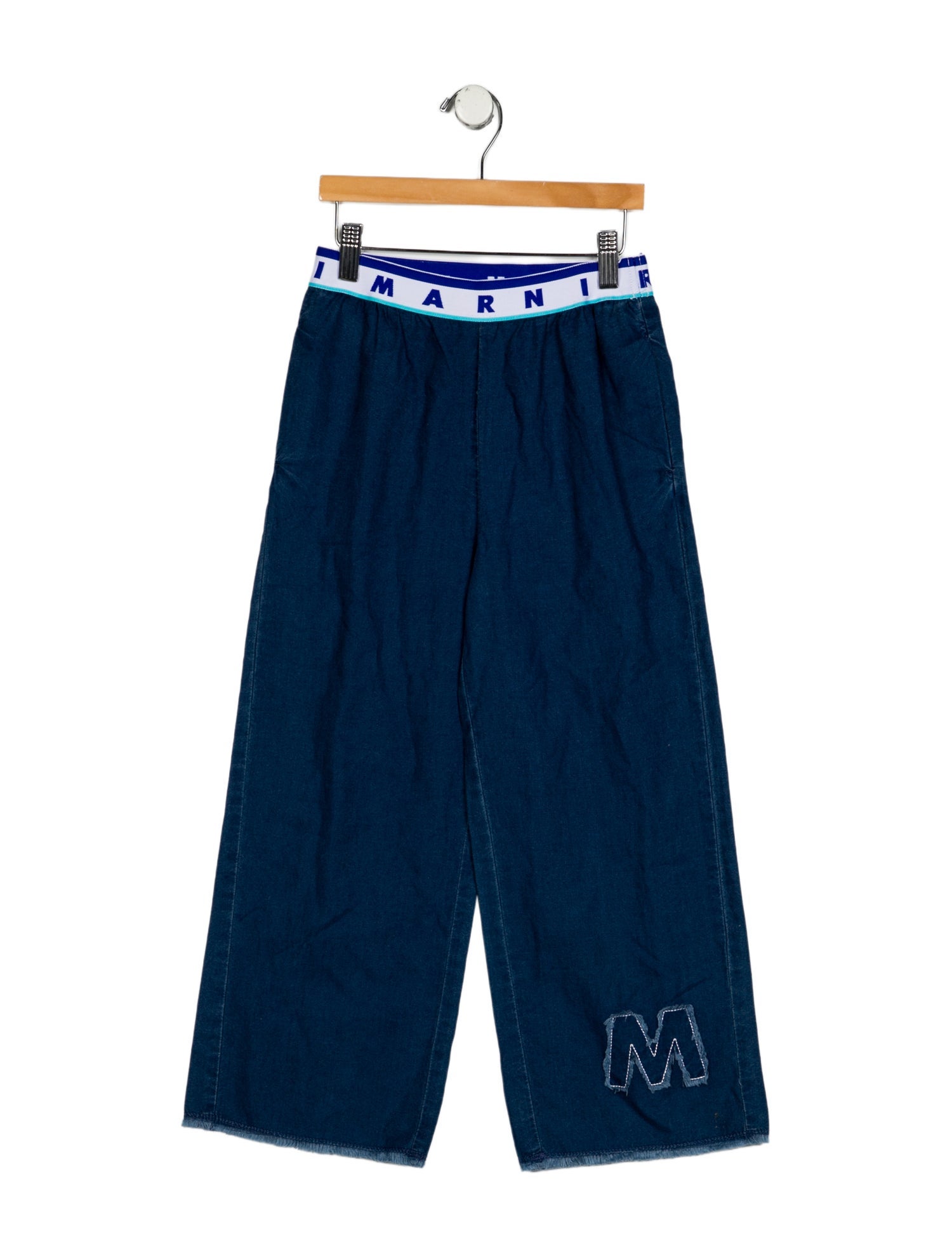Marni Girls' Wide Leg Denim Pants w/Tags