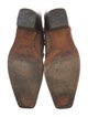 Marni Leather Patterned Western Boots