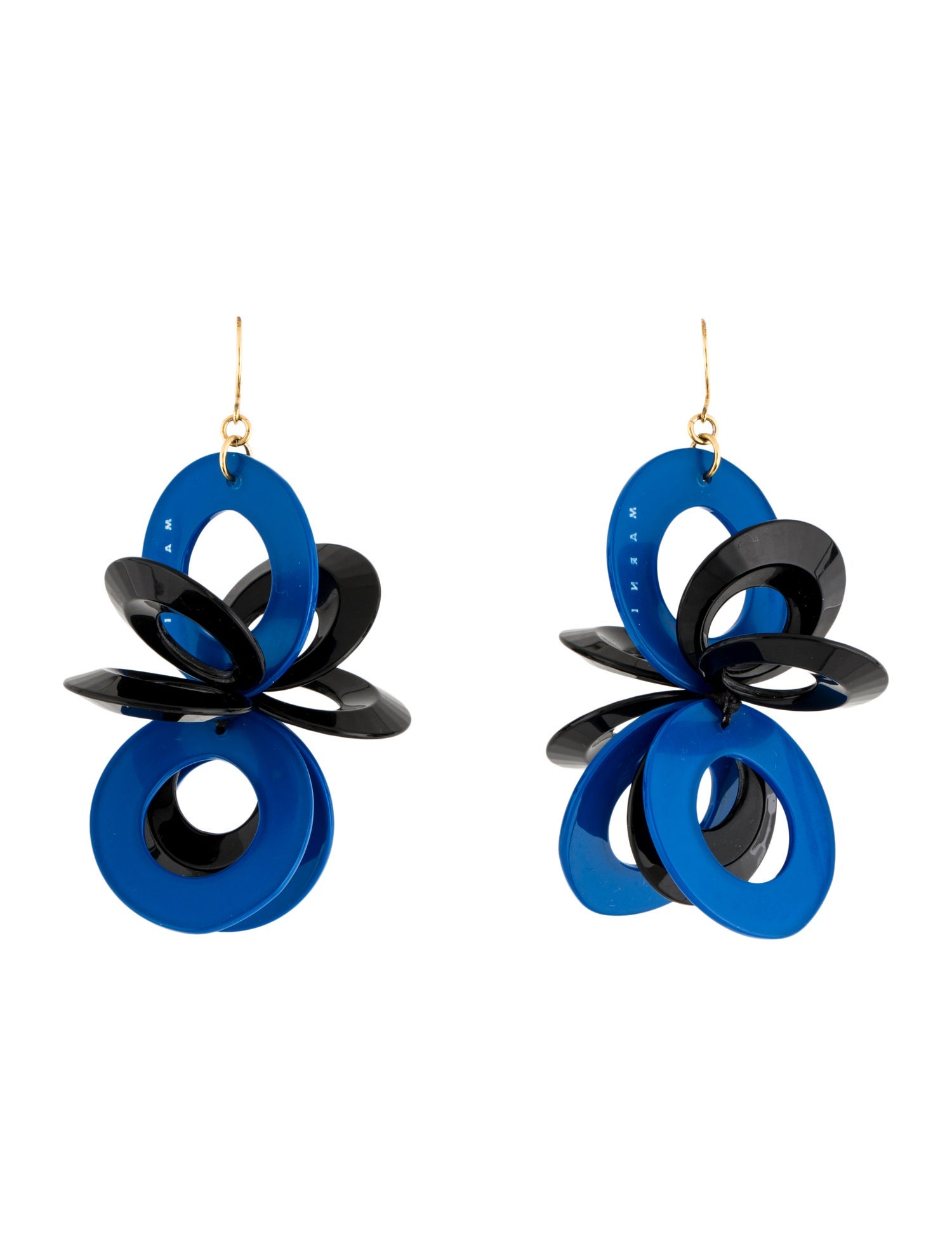 Marni Resin Multi Hoop Drop Earrings