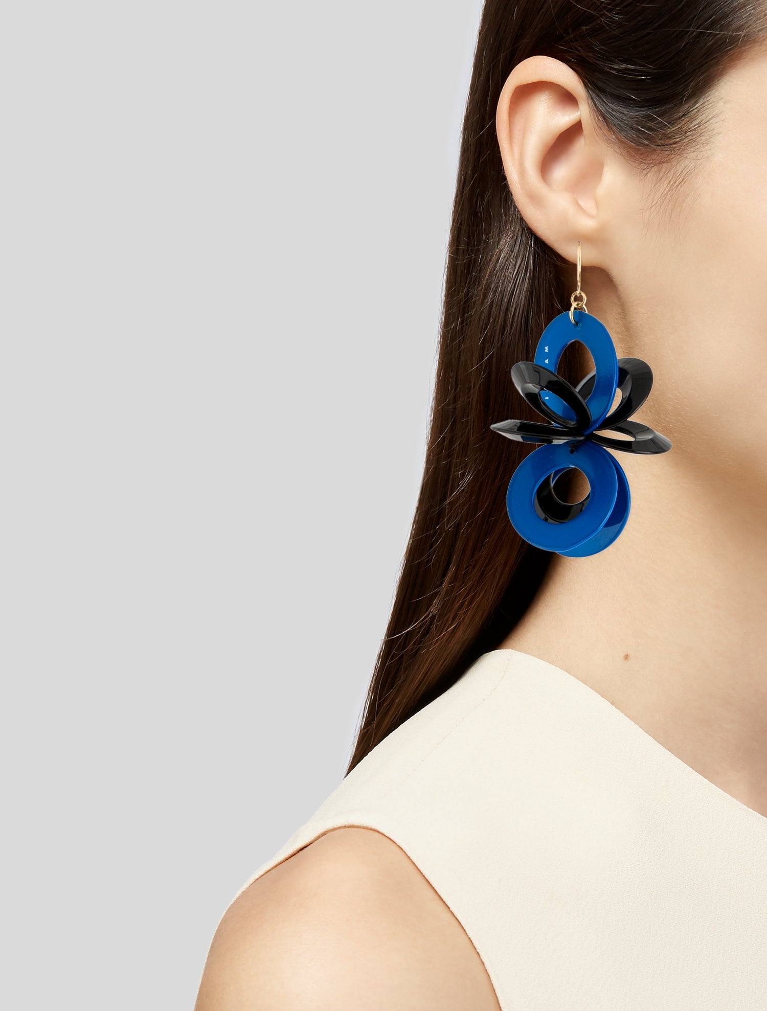 Marni Resin Multi Hoop Drop Earrings