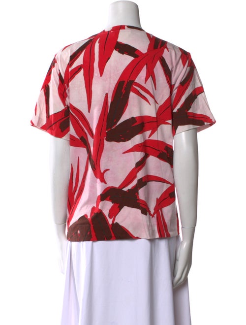 Marni Printed Cowl Neck T-Shirt