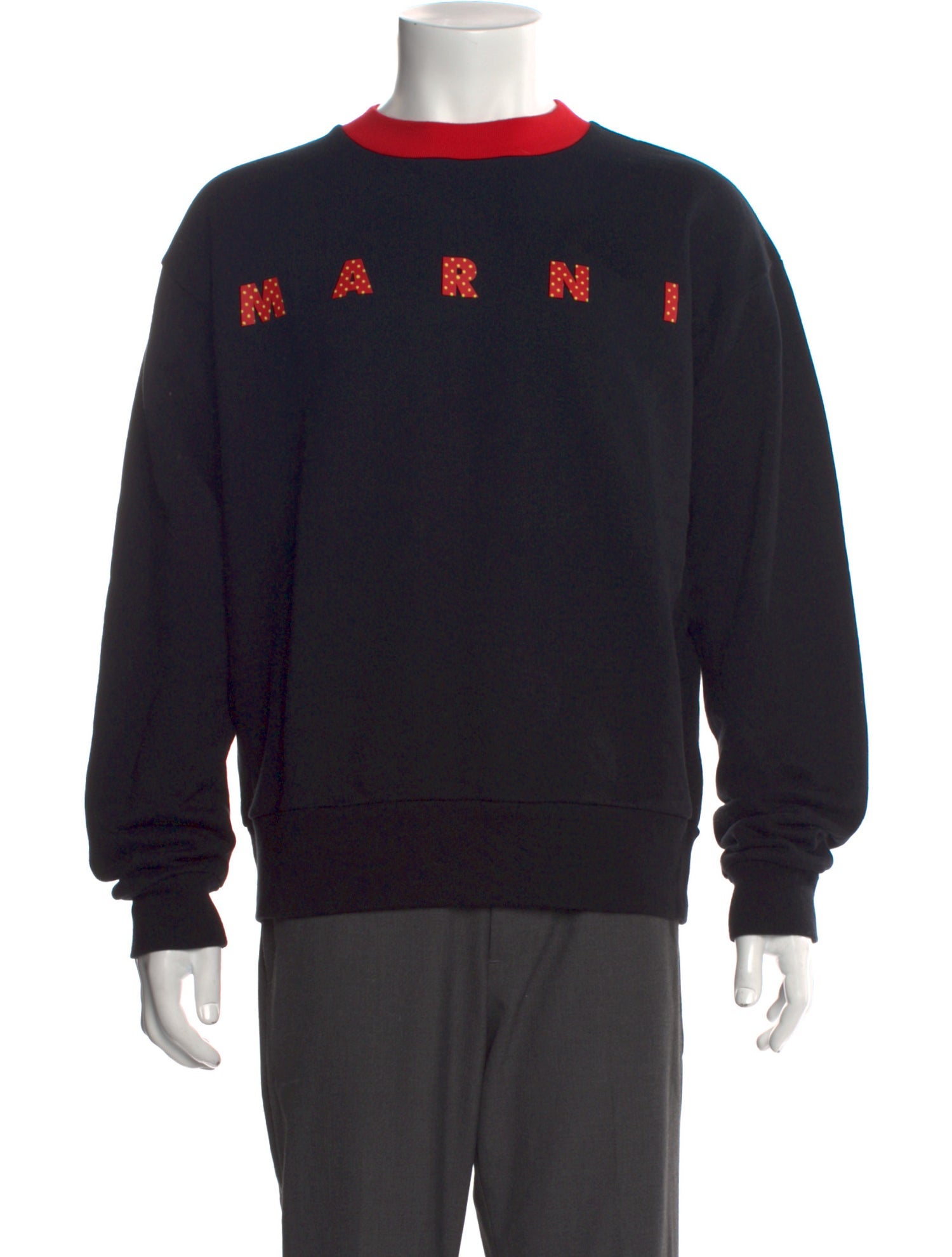 Marni Graphic Print Crew Neck Sweatshirt