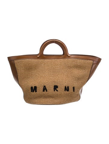 Marni Totes Straw Shoulder Bag